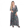 robe femme, robe soie, robe été, robe soie été, robe rose, robe été décolleté, robe décolleté dos, robe bretelles soie, robe boheme, robe boheme été, robe boheme ibiza, robe ibiza, robe boheme soie, robe kimono, robe kimono soie, robe kimono soie femme, Robe longue bohème d'été en soie indienne Ibiza - Rose/Orange/Noir, robe ibiza, robe boheme ibiza, robe boheme, robe ibiza soie