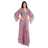 robe femme, robe soie, robe été, robe soie été, robe rose, robe été décolleté, robe décolleté dos, robe bretelles soie, robe boheme, robe boheme été, robe boheme ibiza, robe ibiza, robe boheme soie, robe kimono, robe kimono soie, robe kimono soie femme, Robe longue bohème d'été en soie indienne Ibiza - Rose/Orange/Noir, robe ibiza, robe boheme ibiza, robe boheme, robe ibiza soie