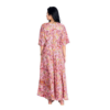 robe femme, robe soie, robe été, robe soie été, robe rose, robe été décolleté, robe décolleté dos, robe bretelles soie, robe boheme, robe boheme été, robe boheme ibiza, robe ibiza, robe boheme soie, robe kimono, robe kimono soie, robe kimono soie femme, Robe longue bohème d'été en soie indienne Ibiza - Rose/Orange/Noir, robe ibiza, robe boheme ibiza, robe boheme, robe ibiza soie